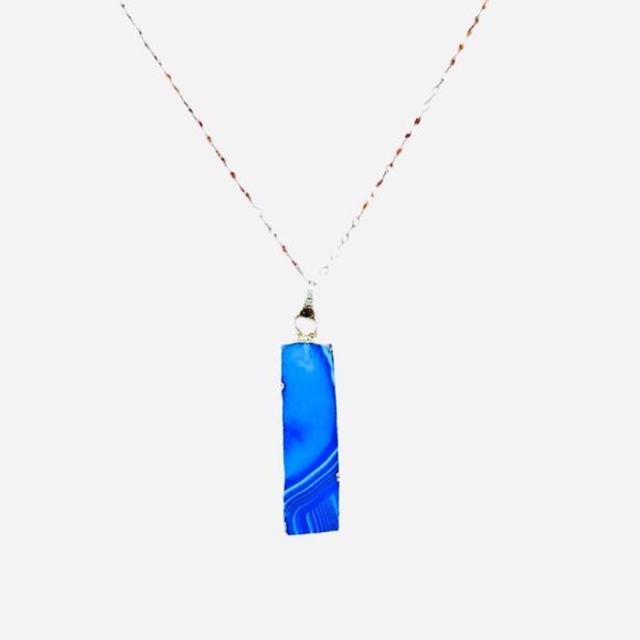 Blue Quartz Necklace! - Picture 2 of 6